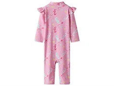 Pink UV-badedragt med print af søheste 13226591 pink frosting bagfra